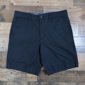 Lands End Mens Size 32 Black Shorts Chino Style